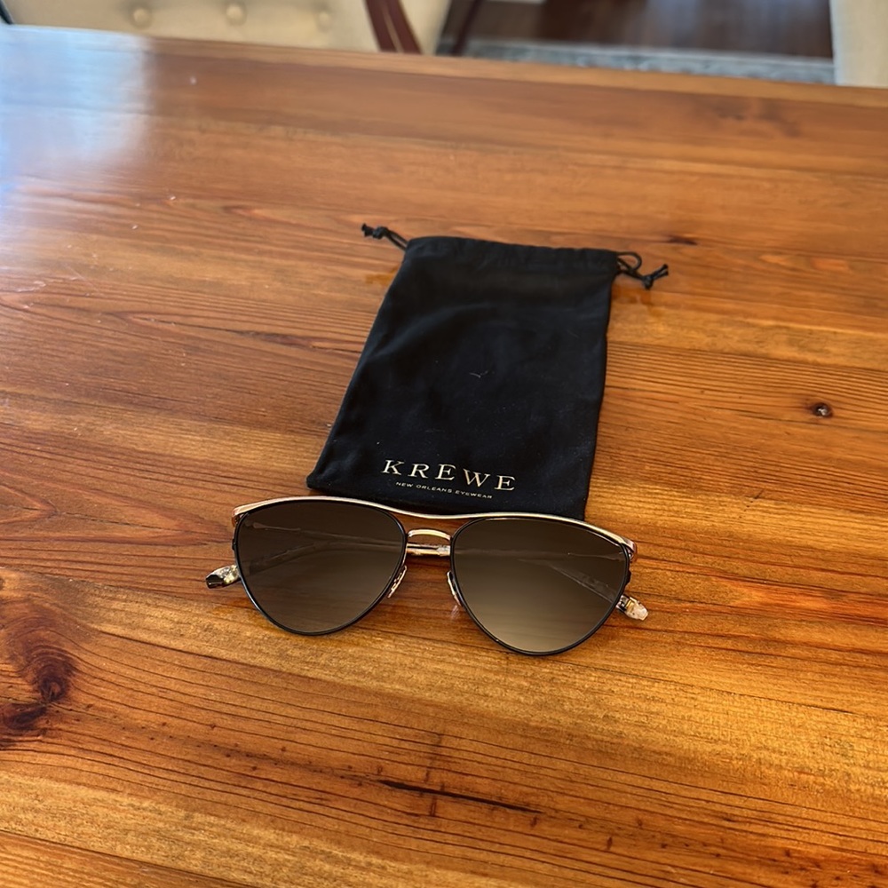 Krewe Cohn Black sunglasses